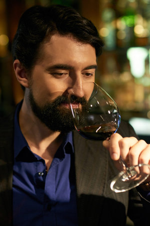 Evaluating wine qualityの写真素材