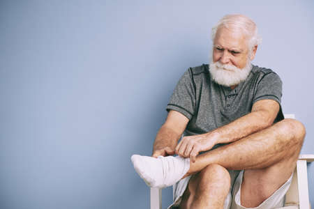 Getting ready for exercisingの写真素材