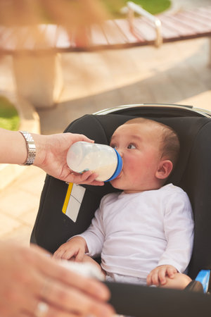 Feeding baby