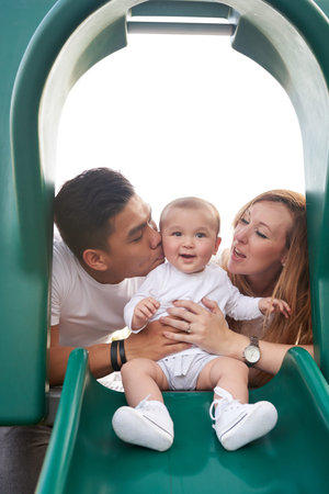 Kissing kid