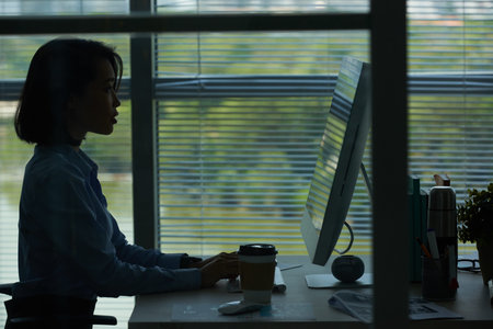 Working ladyの写真素材