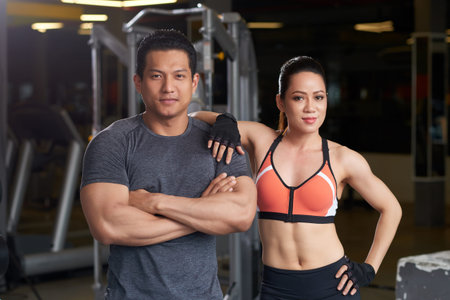 Young athletsの写真素材