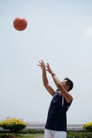 Playing manの写真素材