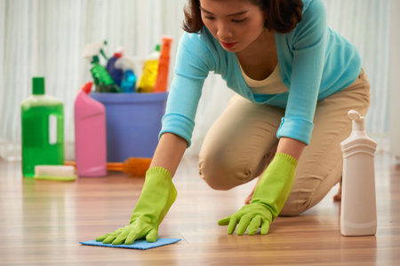 Cleaning floor