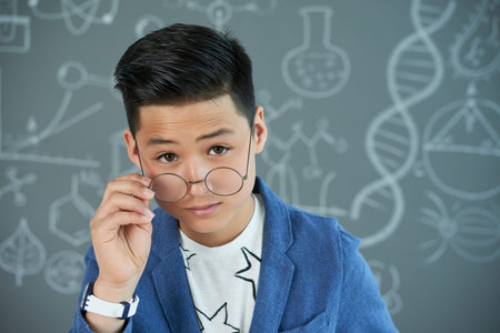 Teenage Student Posing for Photography