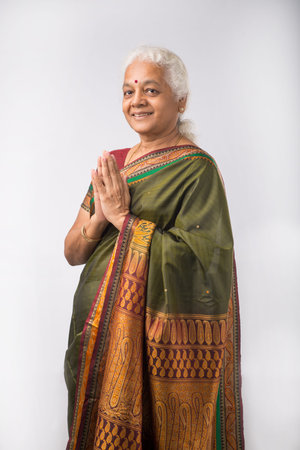 Smiling Indian woman