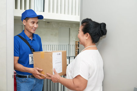 Postman bringing mail