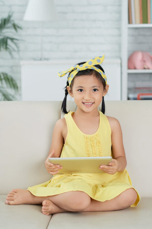 Cheerful little girl