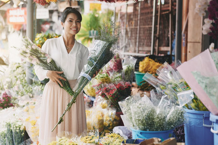 Shopping for flowers