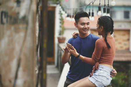 Vietnamese couple in loveの写真素材