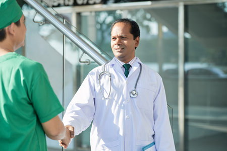 Greeting new surgeon
