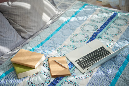 Morning in modern apartment concept photo