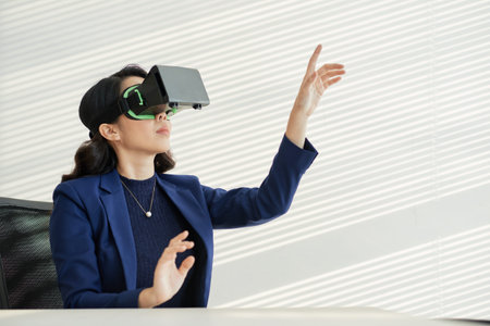 Innovative technology in business concept photo