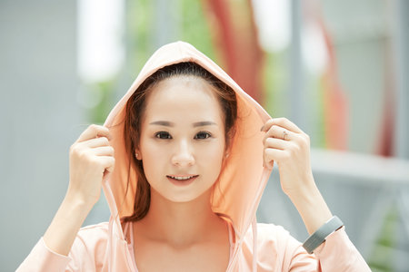 Active sporty girl