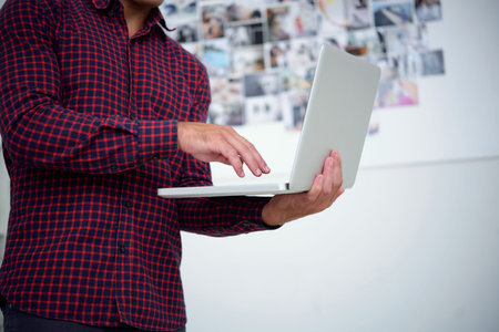 Man with computer