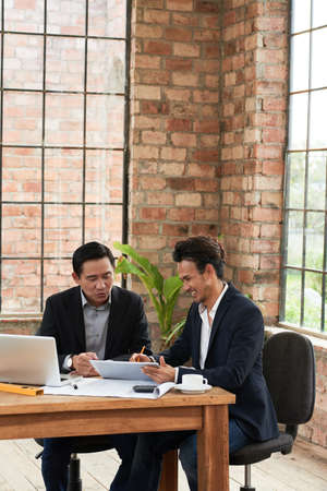 Colleagues planning workの写真素材