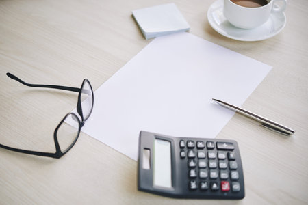 Workplace of business executive