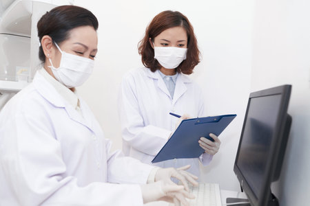 Entering patient data