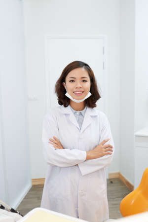 Nurse in dental clinicの写真素材