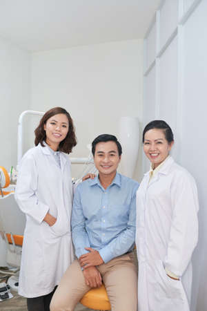 Patient and dentistsの写真素材