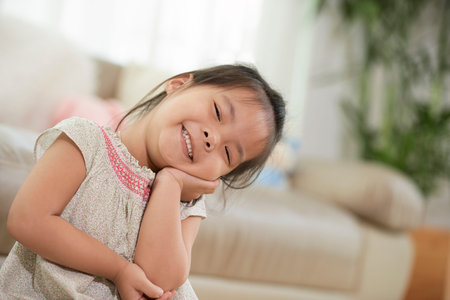 Smiling Asian girl