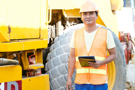 Construction site worker