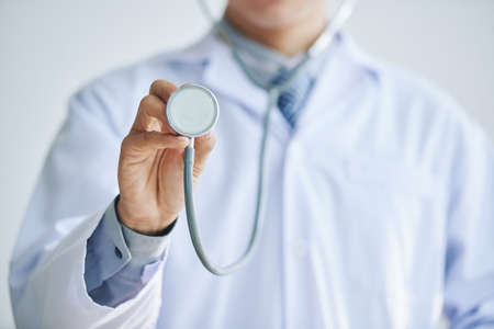 Doctor with stethoscopeの写真素材