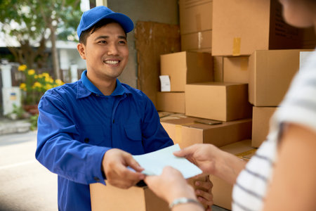 Delivering package