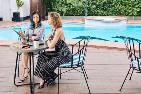 Women starting new businessの写真素材