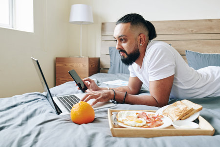 Man working from home
