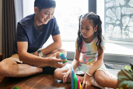 Happy fatherhood concept
