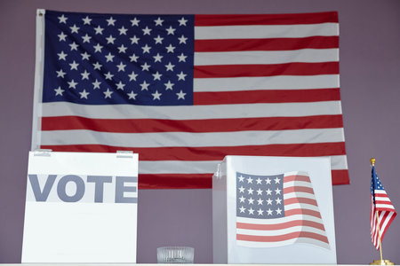 Boxes For Bulletins At Election Day