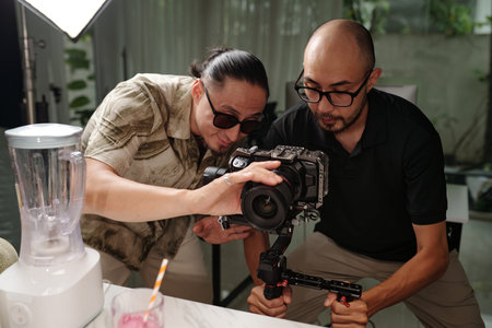 Director Leading The Process Of Shooting