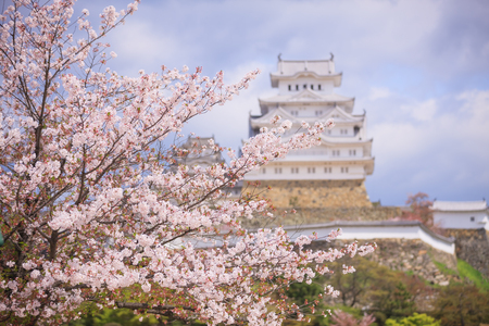 Himeji Castle in Hyogo Prefecture, Kansai Japan. Himeji Castle.のeditorial素材