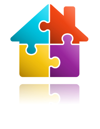 Puzzle House iconのイラスト素材