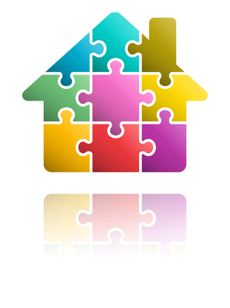 Puzzle House iconのイラスト素材