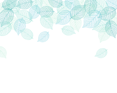 Leaf background materialのイラスト素材