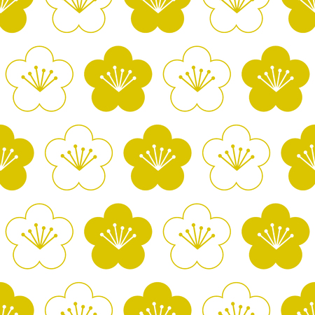 Traditional Japanese seamless patternのイラスト素材