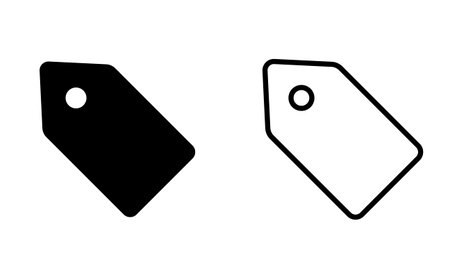 Tag icon material of vectorのイラスト素材