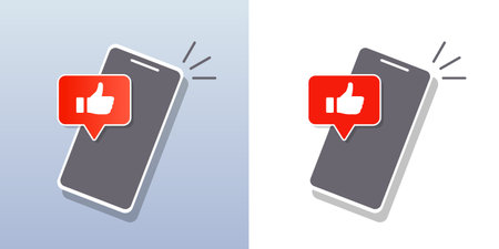 Set of smart phone and sns and web icon