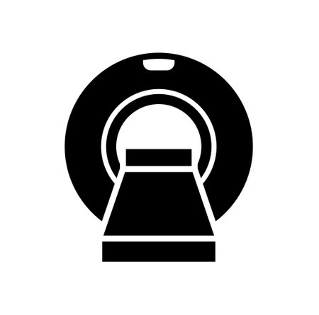MRI simple medical vector iconのイラスト素材