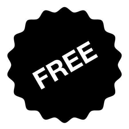 FREE label design vector materialのイラスト素材