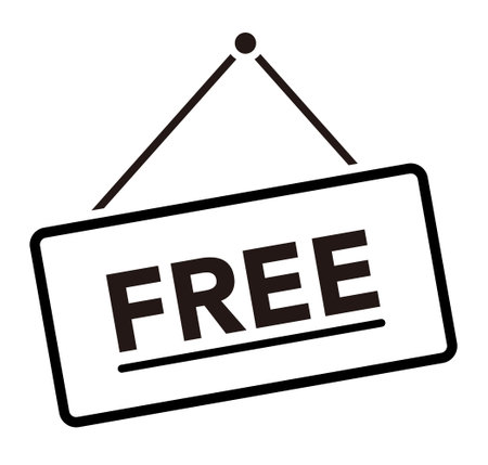 Free signboard illustration icon materialのイラスト素材