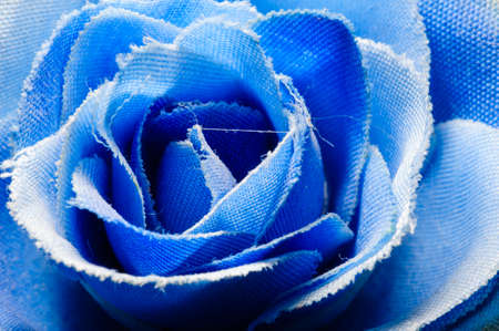 Blue artificial flowersの写真素材