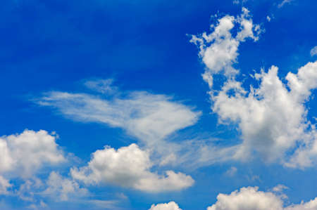 The sky blue color with cloudy photography .の写真素材