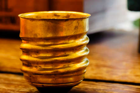 Cup on the tableの写真素材