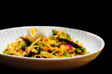 Wing bean salad is thai food menuの写真素材