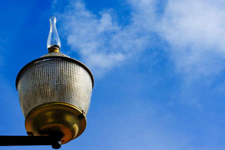 Lamp against skyの写真素材