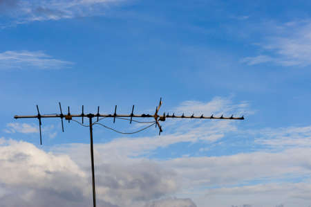 Antenna with blue sky.の写真素材