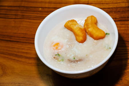Cup of Joke rice with Patongkoの写真素材